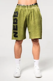 Nebbia Washed-off Gym Sweatshorts NO BS Light Green Férfirövidnadrág