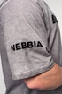 Nebbia  Washed-off Heavyweight Cotton Oversized T-shirt GRIND Light Grey Férfipóló