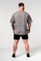 Nebbia  Washed-off Heavyweight Cotton Oversized T-shirt GRIND Light Grey Férfipóló