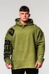 Nebbia  Washed-off Oversized Pullover Hoodie NO BS Green Férfi-melegítőfelső