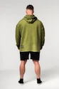 Nebbia  Washed-off Oversized Pullover Hoodie NO BS Green Férfi-melegítőfelső