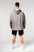 Nebbia  Washed-off Oversized Pullover Hoodie NO BS Light Grey Férfi-melegítőfelső