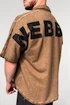 Nebbia  Washed-off Oversized Shirt 90s THROWBACK Light Brown Férfi ing