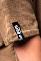 Nebbia  Washed-off Oversized Shirt 90s THROWBACK Light Brown Férfi ing