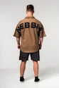 Nebbia  Washed-off Oversized Shirt 90s THROWBACK Light Brown Férfi ing