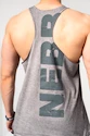 Nebbia  Washed-off Oversized Stringer MAX OUT Light Grey Ujjatlan póló férfiaknak