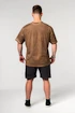 Nebbia  Washed-off Oversized T-shirt HERITAGE Light Brown Férfipóló