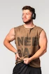 Nebbia  Washed-off Tank Top BEASTIN' Light Brown Ujjatlan póló férfiaknak