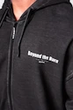 Nebbia  Washed-off Zip Up Hoodie GYM BRO Black Férfi-melegítőfelső