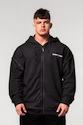 Nebbia  Washed-off Zip Up Hoodie GYM BRO Black Férfi-melegítőfelső