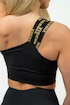 Nebbia  Women's High Support Sports Bra Asymmetric  841 Gold Női melltartó