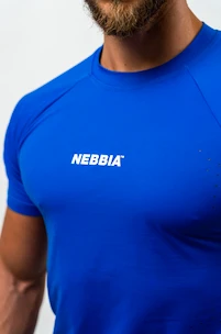 Nebbia  Workout Compression T-shirt PERFORMANCE blue Férfipóló