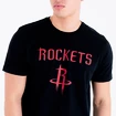 New Era  NBA Houston Rockets Black Férfipóló