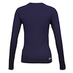 Női kompressziós póló CCM  LS Training Tee Navy Senior