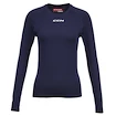 Női kompressziós póló CCM  LS Training Tee Navy Senior