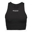 Női ujjatlan póló CCM  Training Tank Black Senior