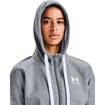 Női Under Armour Rival Fleece FZ Hoodie szürke