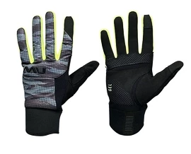 NorthWave Fast Gel Glove Anthra/Yellow Fluo Kerékpáros férfikesztyű