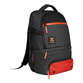 NOX Luxury Open Series Black/Red Backpack Hátizsák teniszütőhöz