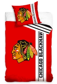 Official Merchandise Chicago Blackhawks Belt 135 x 200 cm + 80 x 80 cm Ágynemű