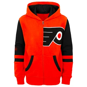 Outerstuff NHL-es kapucnis pulóver gyerekeknek Philadelphia Flyers Gyerek-melegítőfelső S