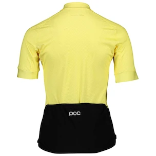 POC  Essential Road Logo Jersey Sulfur Yellow Kerékpáros mez M