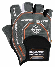 Power System Fitness Rukavice Pro Grip Evo Šedé Fitness kesztyű