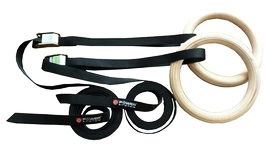 Power System Gymnastické Kruhy Gymnastic Wooden Rings Torna gyűrűk