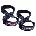 Power System  Lifting Straps Figure 8 Silové Popruhy Trhačky Červené Aprítógépek