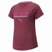 Puma  Run 5K Logo Tee Grape Wine Női póló