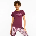 Puma  Run 5K Logo Tee Grape Wine Női póló L