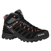 Salewa  MS Alp Mate Mid PTX Ombre Black Out/Fluo Orange  Férfi kültéri lábbelik UK 8,5