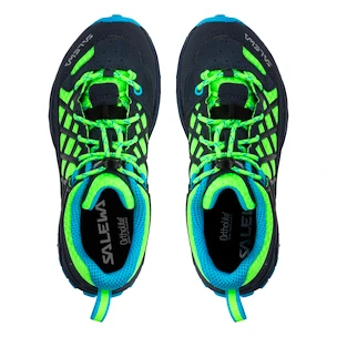 Salewa  Wildfire Ombre Blue/Fluo Green  Gyermek kültéri lábbelik