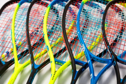 Salming  Fusione Powerlite Racket Blue/Yellow  Squash-ütő