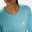 Salomon  Agile LS Tee Crystal Blue Női póló