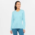 Salomon  Agile LS Tee Crystal Blue Női póló