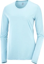 Salomon Agile LS Tee Crystal Blue Női póló