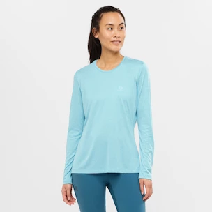 Salomon  Agile LS Tee Crystal Blue Női póló S