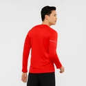 Salomon  Agile LS Tee red Férfipóló