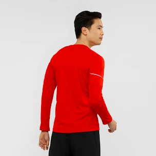 Salomon  Agile LS Tee red Férfipóló S