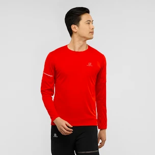 Salomon  Agile LS Tee red Férfipóló S