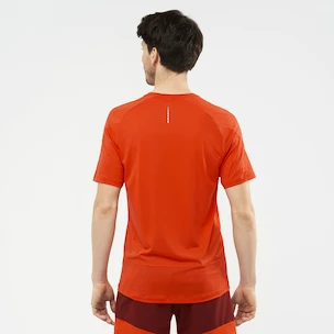 Salomon Cross Run SS Tee Fiery Red Férfipóló