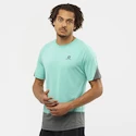 Salomon Cross Run SS Tee Pool Blue/Black Férfipóló S