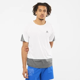 Salomon Cross Run SS Tee White/Black Férfipóló