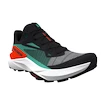 Salomon Genesis Black/Electric Green/Cherry Tomato  Férfi futócipő