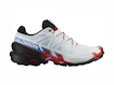 Salomon Speedcross 6 White/Black/Fiery Red  Női futócipő