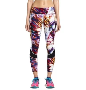 Saucony  Finishing Kick Crop Multi Print Női leggings L