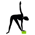 Schildkröt  Yoga Block Green Steppad