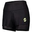 Scott  Hybrid Shorts RC Run Black/Yellow Női rövidnadrág L