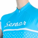 Sensor  Cyklo Dots Blue Női kerékpáros mez